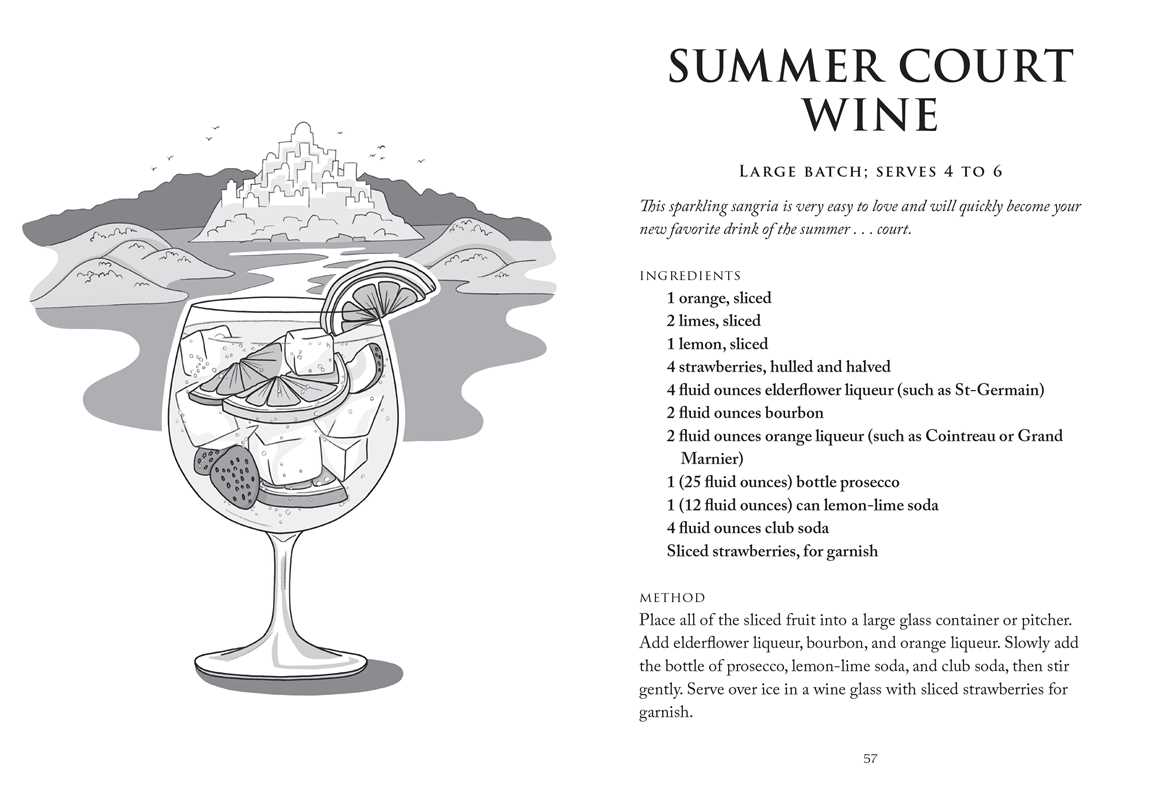 The Unofficial A Court of Thorns and Roses Cocktail Book by J. Becker