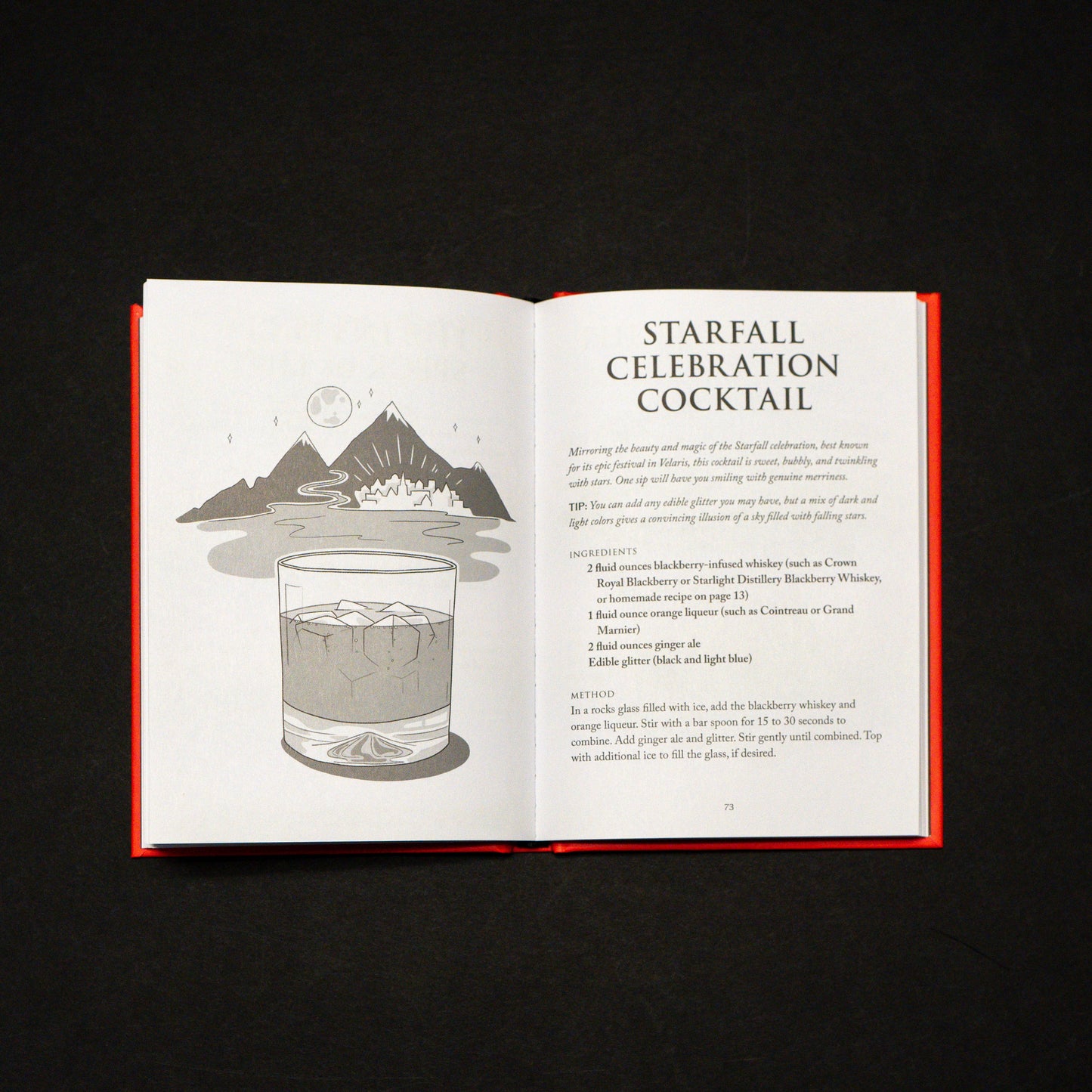 The Unofficial A Court of Thorns and Roses Cocktail Book by J. Becker