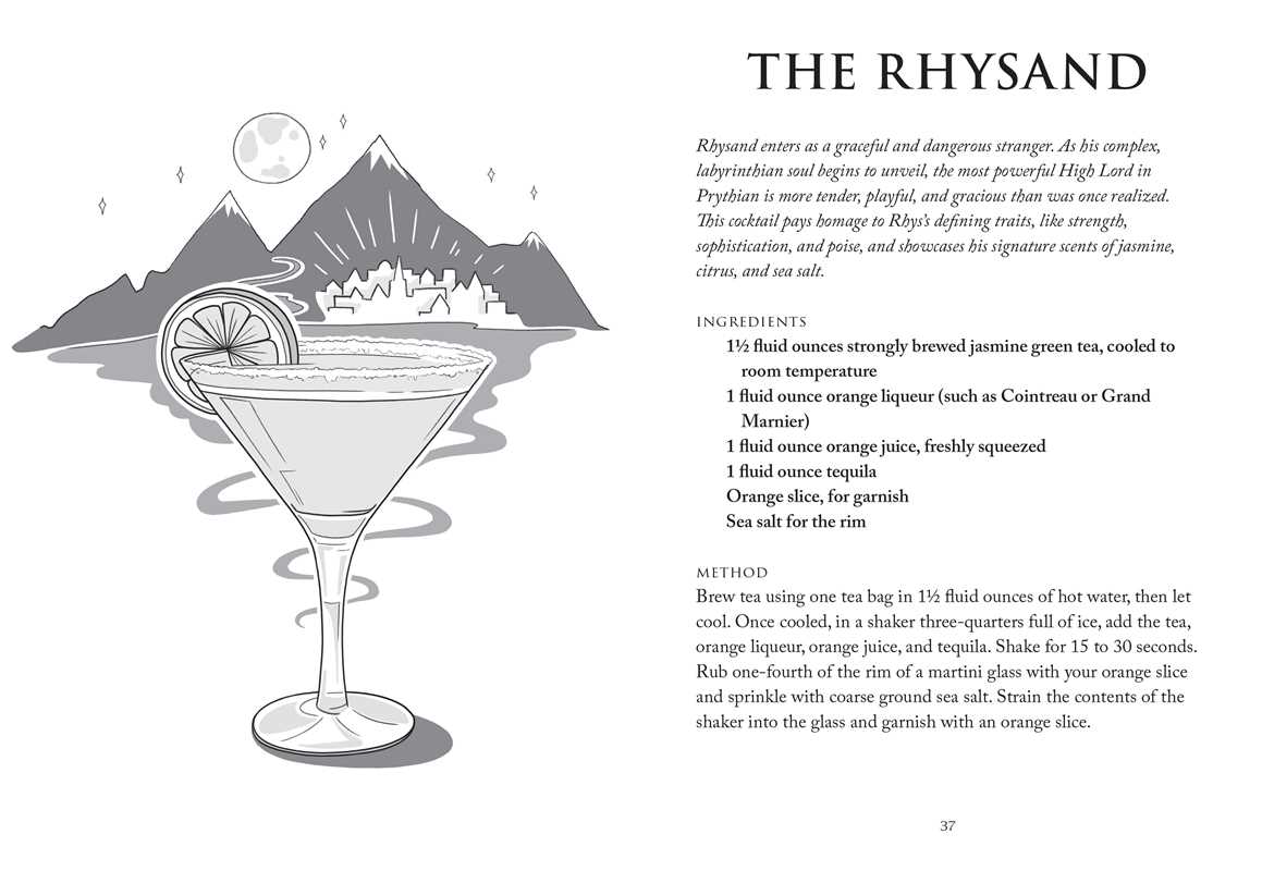 The Unofficial A Court of Thorns and Roses Cocktail Book by J. Becker