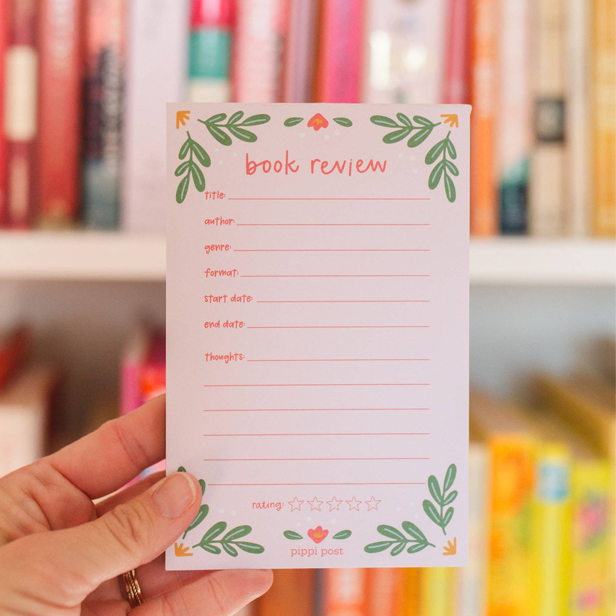Book Review 4x6 Notepad