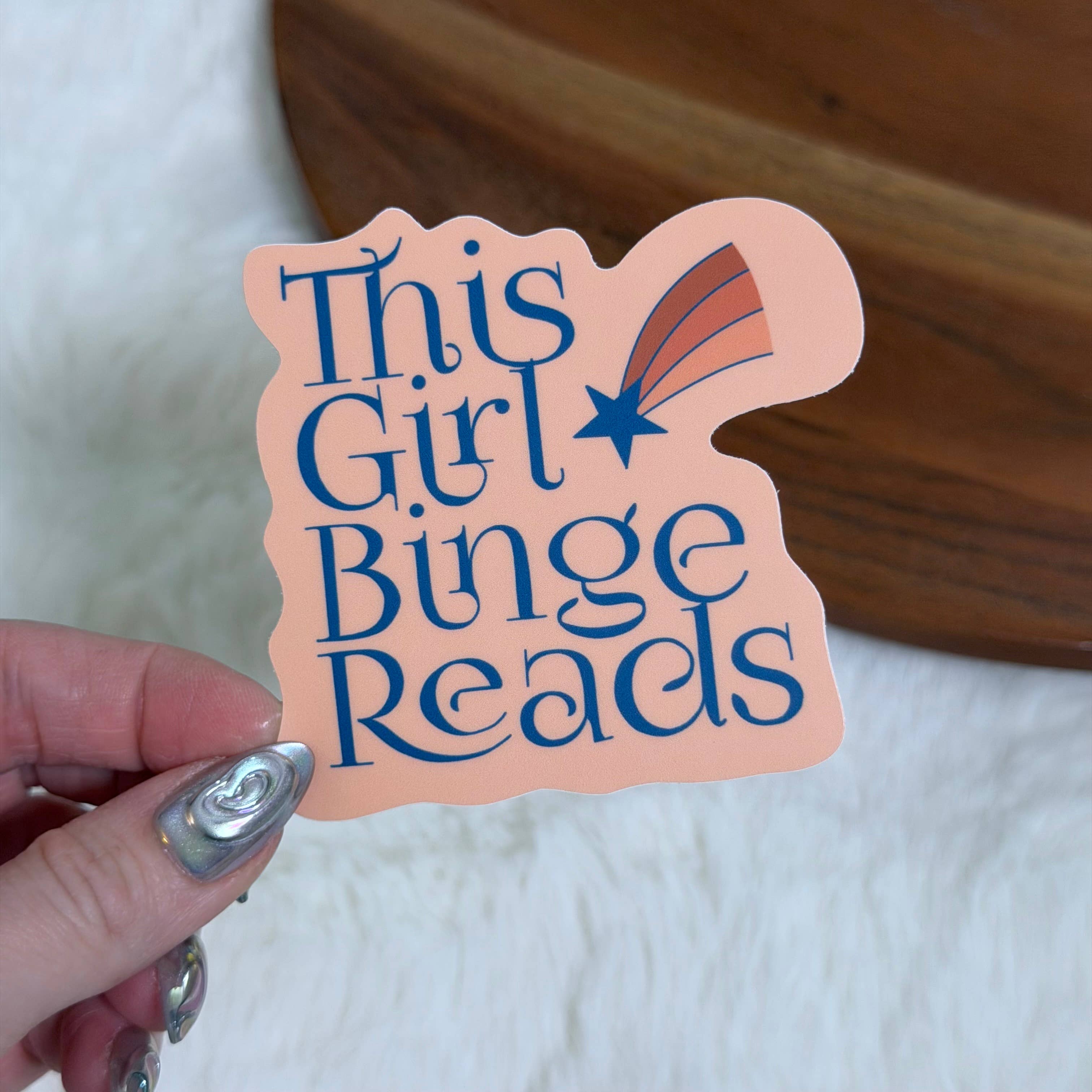 This Girl Binge Reads Sticker