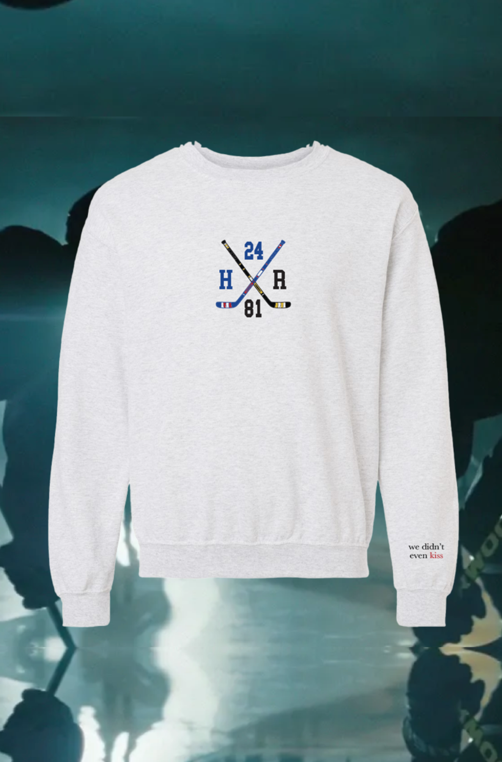 24 x 81 Hockey Sticks Crewneck Sweatshirt