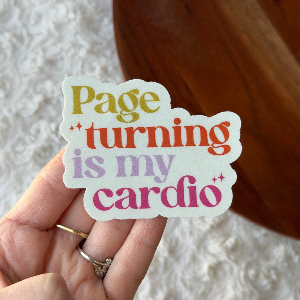 Page Turning Is My Cardio Sticker