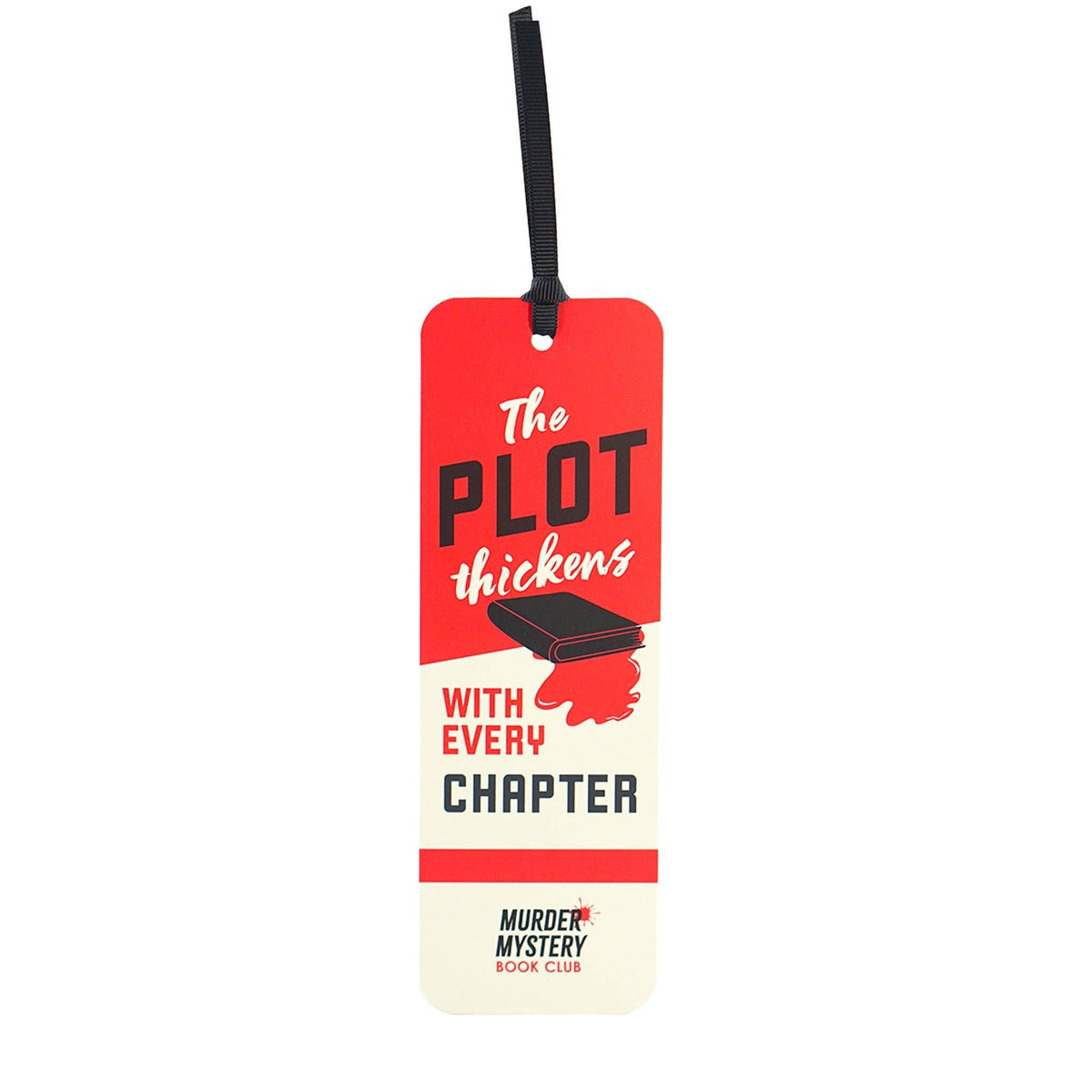 Paper Bookmark - Murder Mystery Club