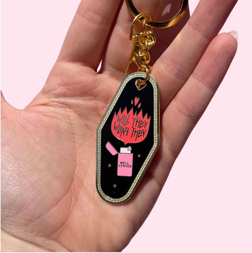 Bookish Keychain