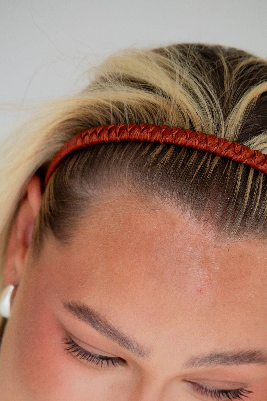 Satin Wrapped Mini Tooth Hard Headband