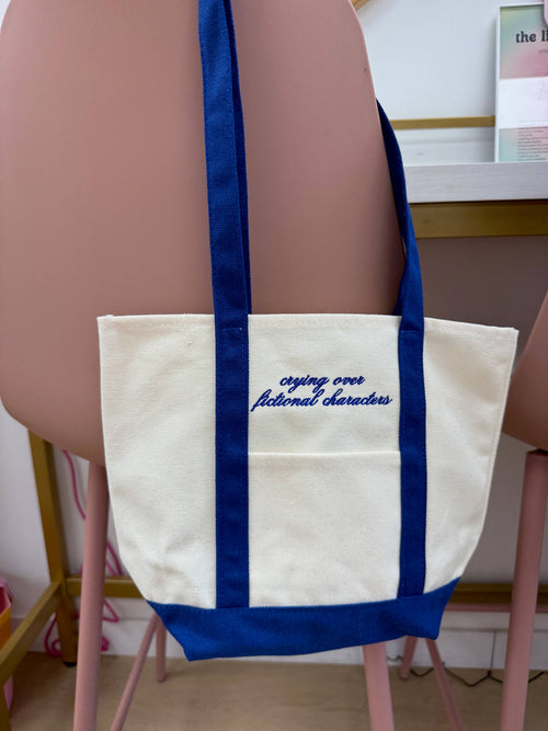 Bookish Tote | Crying Over Fictional Characters