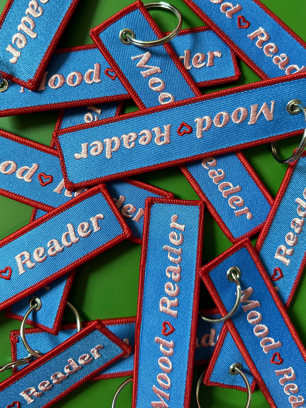 Mood Reader 📖 Trope Fabric Keychain/Bookish Pull Tag