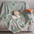 Floral Bookish Throw