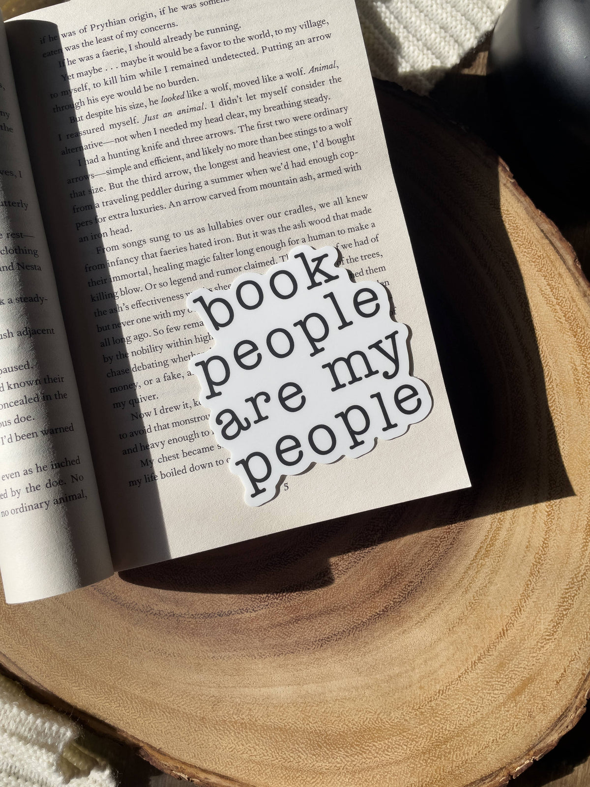 Book People Are My People Vinyl Sticker | Bookish Stickers