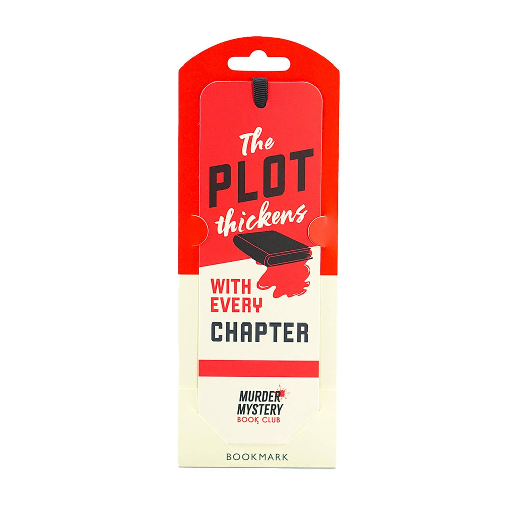 Paper Bookmark - Murder Mystery Club