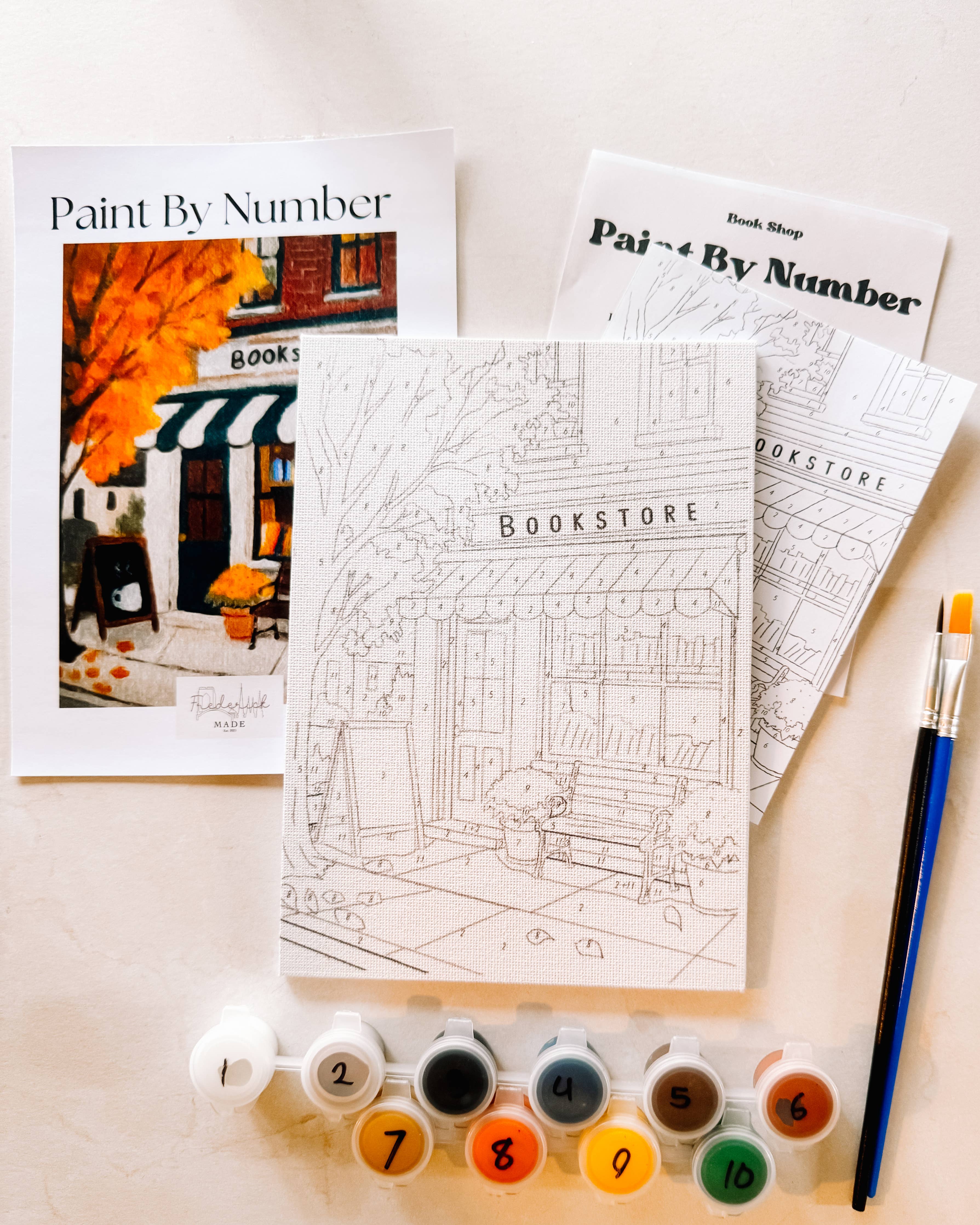 Book Shop Mini Paint By Number