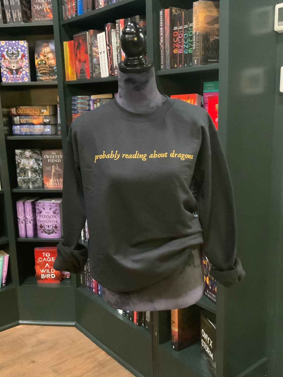 Probably Reading About Dragons Sweatshirt