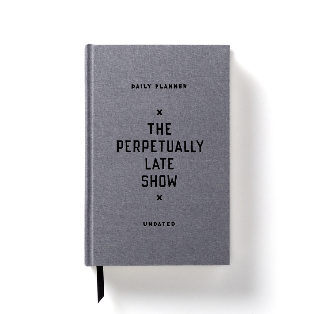 Brass Monkey The Perpetually Late Show Undated Standard Planner
