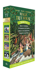 Magic Tree House Boxed Set, Books 5-8: Night of the Ninjas, Afternoon on the Amazon, Sunset of the Sabertooth, and Midnight on the Moon cover image