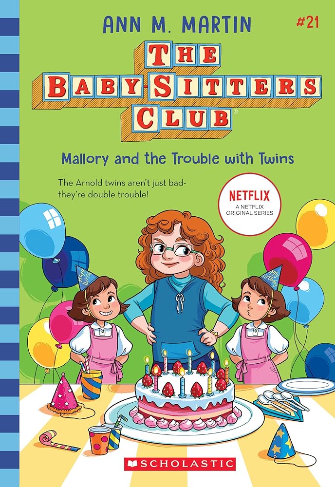 Mallory and the Trouble with Twins (The Baby-Sitters Club #21) cover image