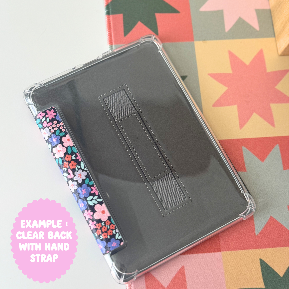 Ditsy Floral Clear Back Kindle Cases | Bookish Reader Gift
