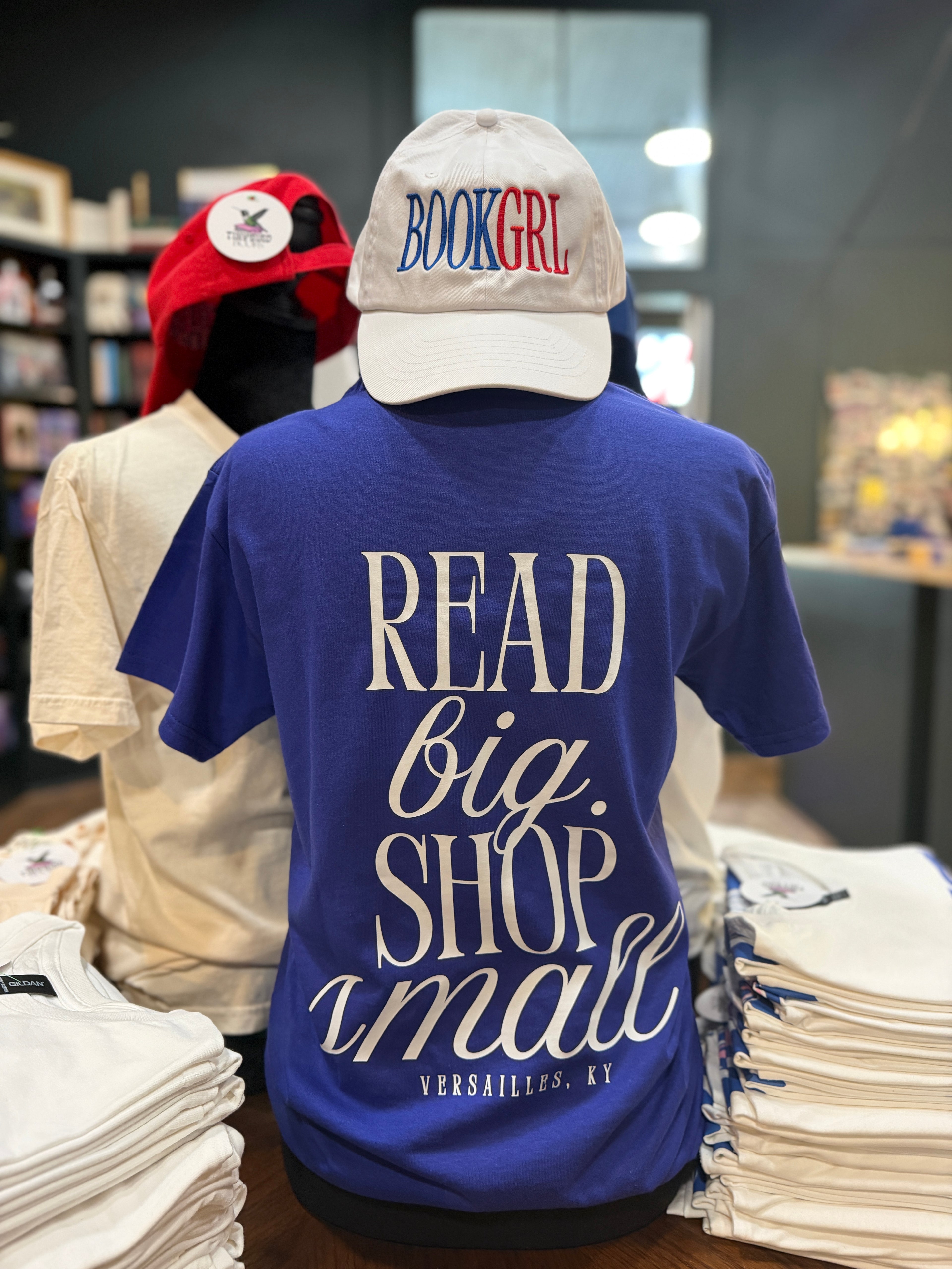 Read big. Shop small. T-shirt Preorder