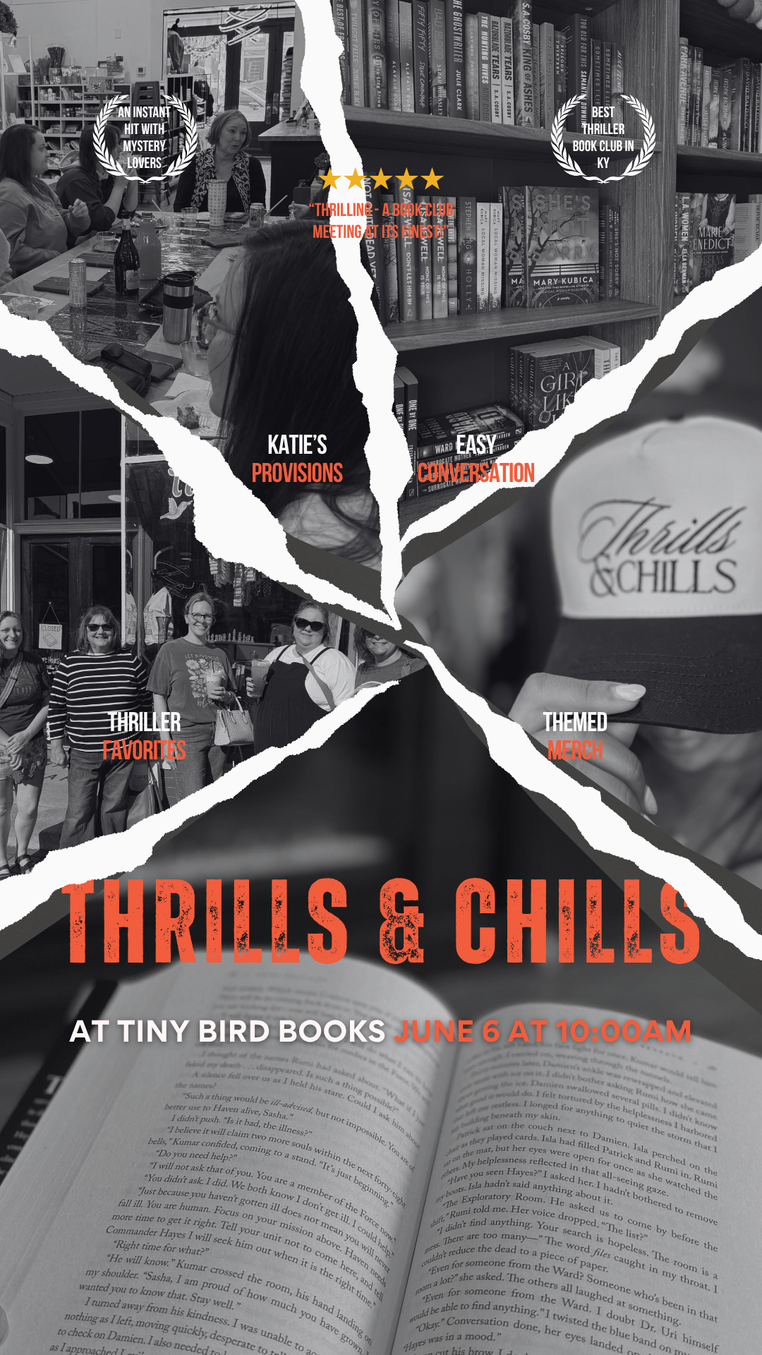 July Thrills & Chills Book Club