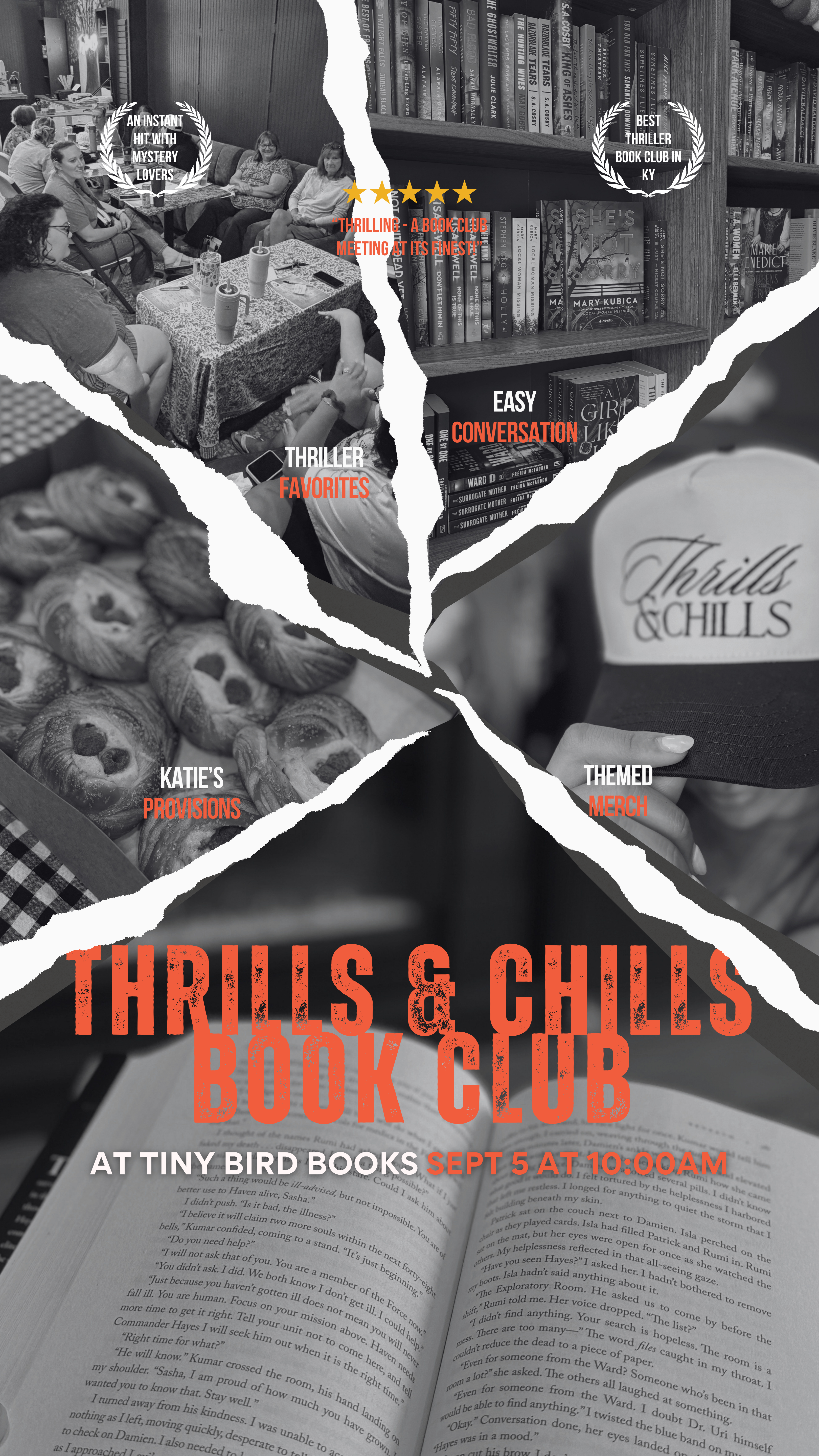 September Thrills & Chills Book Club