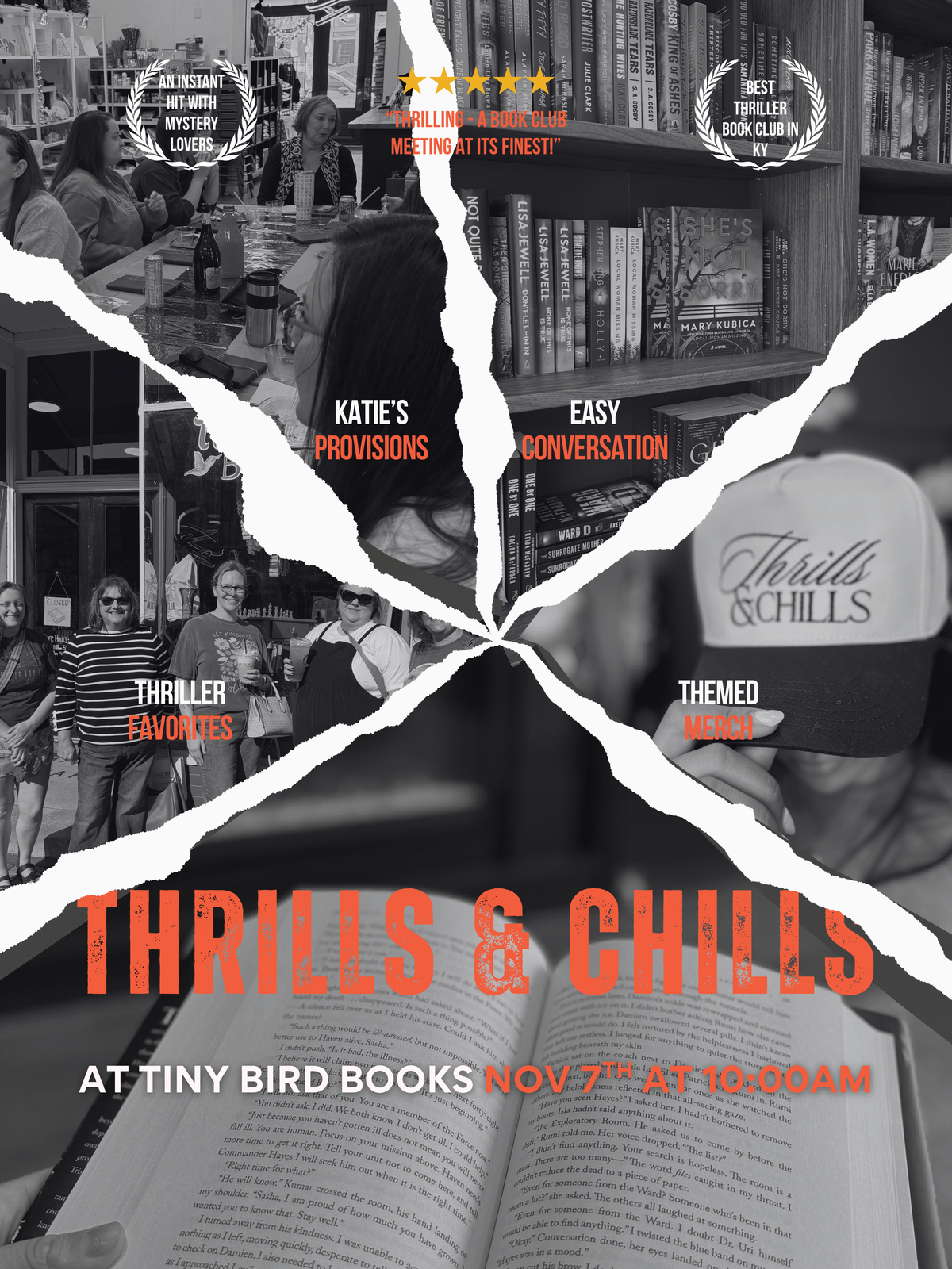 November Thrills & Chills Book Club