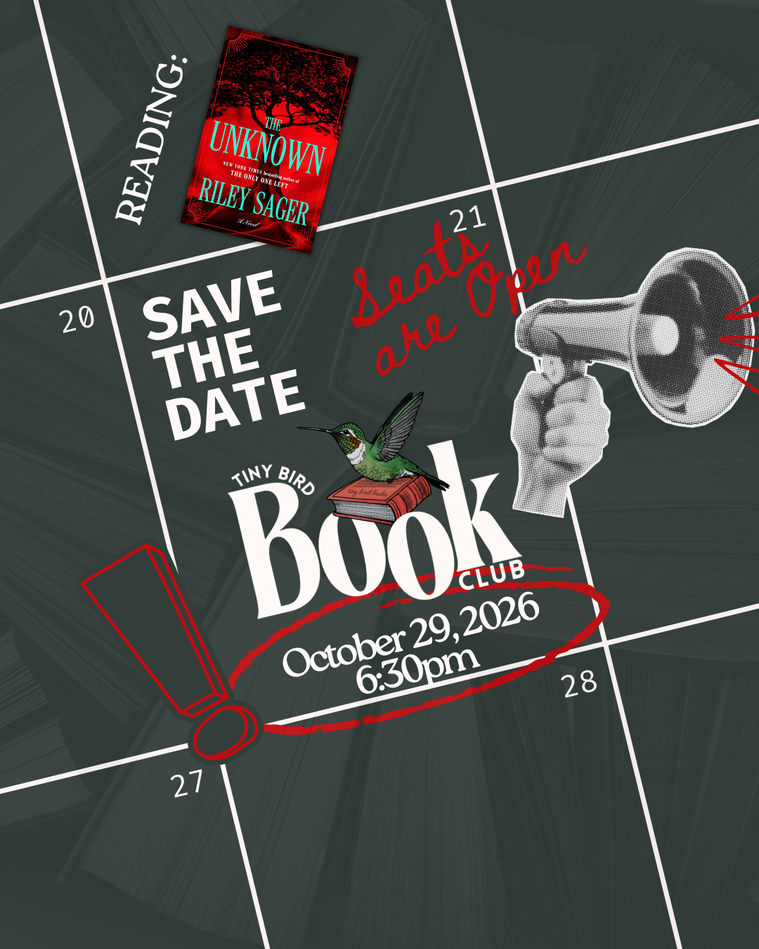 October Tiny Bird Book Club