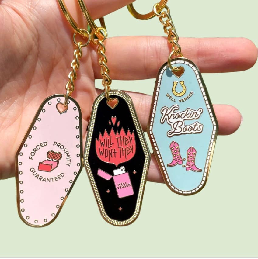 Bookish Keychain