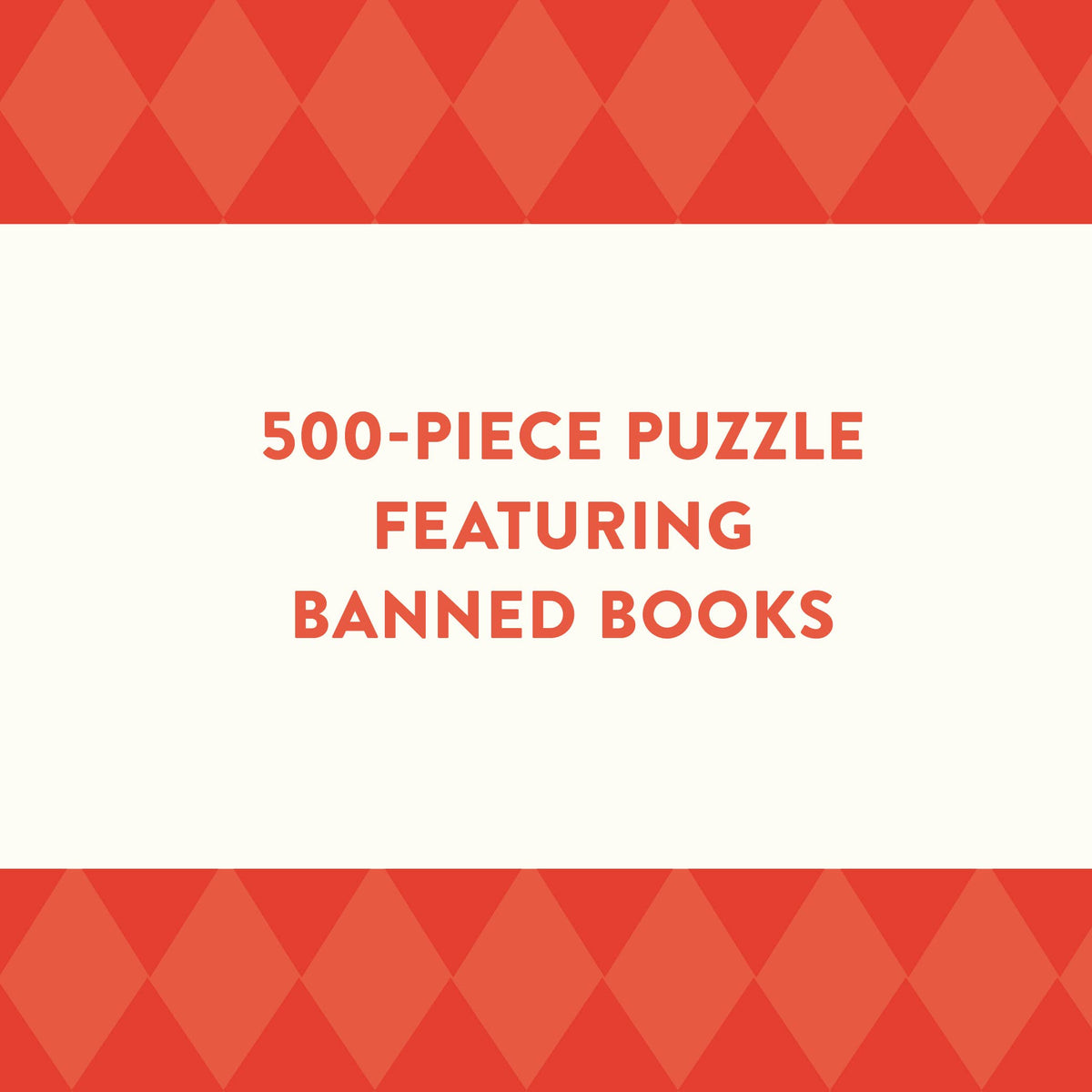 Bibliophile Banned Books 500-Piece Puzzle