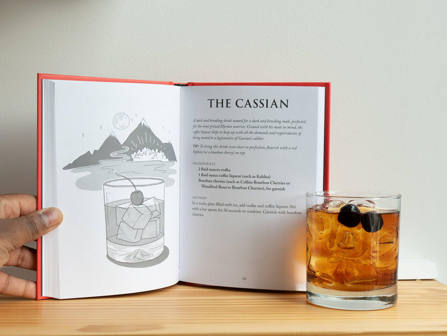 The Unofficial A Court of Thorns and Roses Cocktail Book by J.  Becker