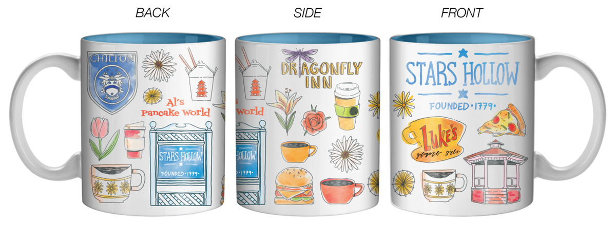 Gilmore Girls Stars Hallow Destination 20oz Ceramic Mug
