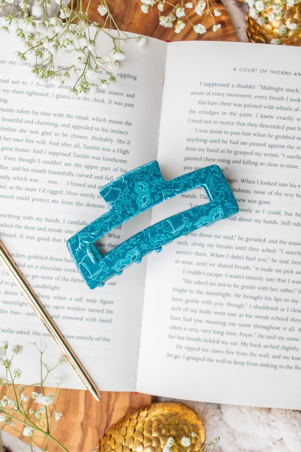 Bookish Hair Claw Clip - Starlight
