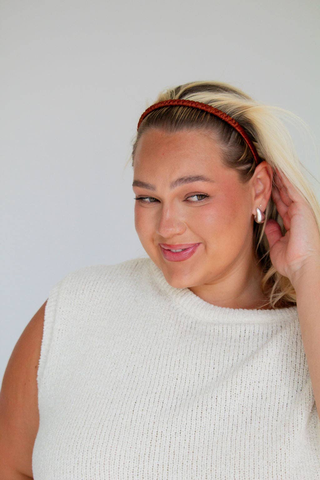Satin Wrapped Mini Tooth Hard Headband