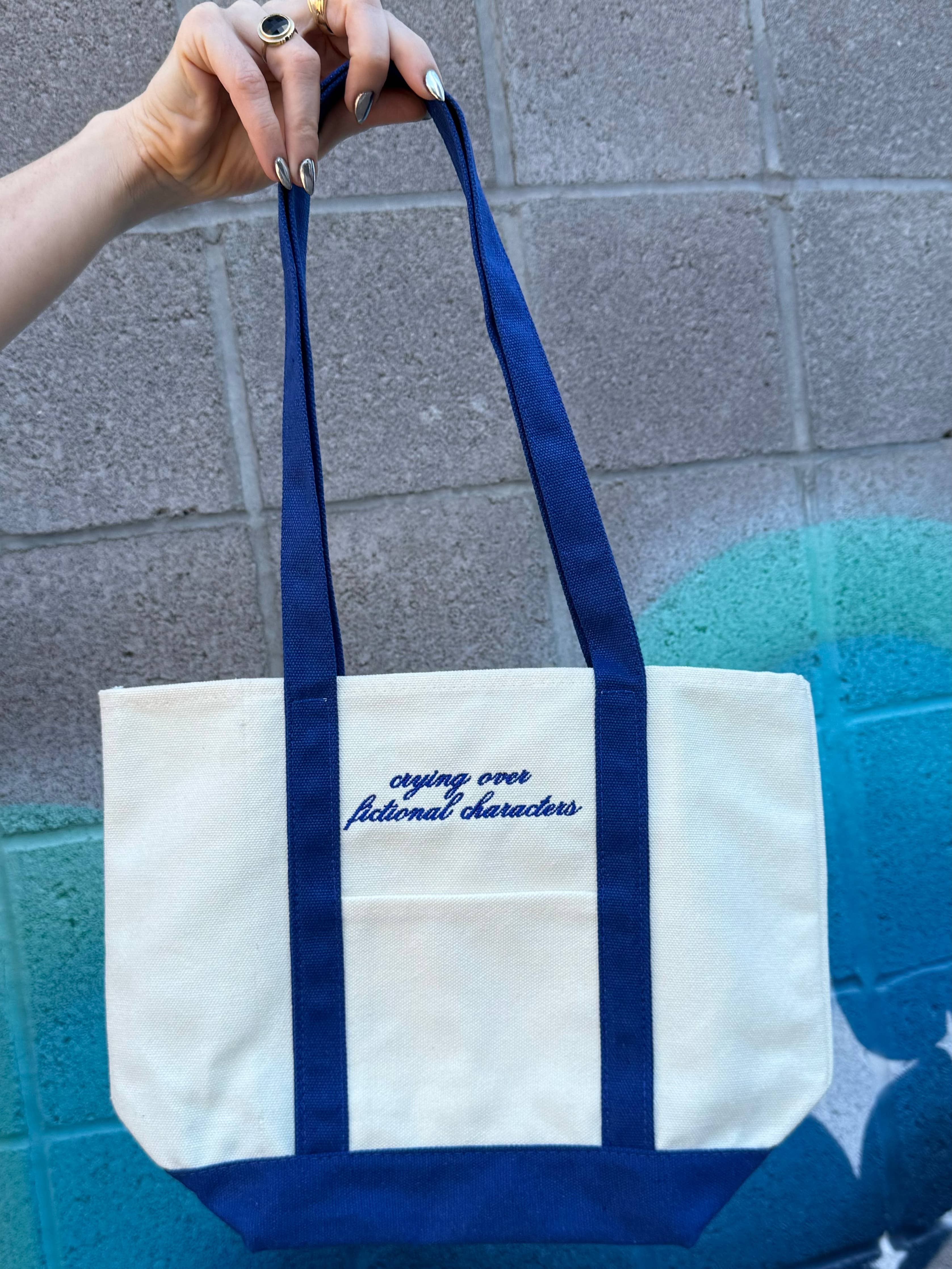 Bookish Tote | Crying Over Fictional Characters