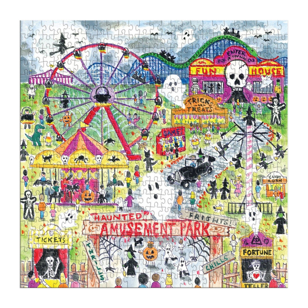 Michael Storrings Haunted Amusement Park 500 Piece Puzzle