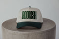 Bookish Green Vintage Embroidered Trucker Hat