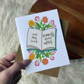 "And they lived happily ever after" Storybook Wedding Card