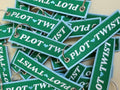 Plot Twist 📖 Bookish Pull Tag/Fabric Keychain