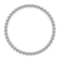 4MM Silver Ball Bracelet