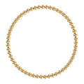 3MM Gold Ball Bracelet